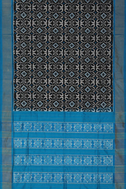 Image of Pochampally-Silk Black Saree