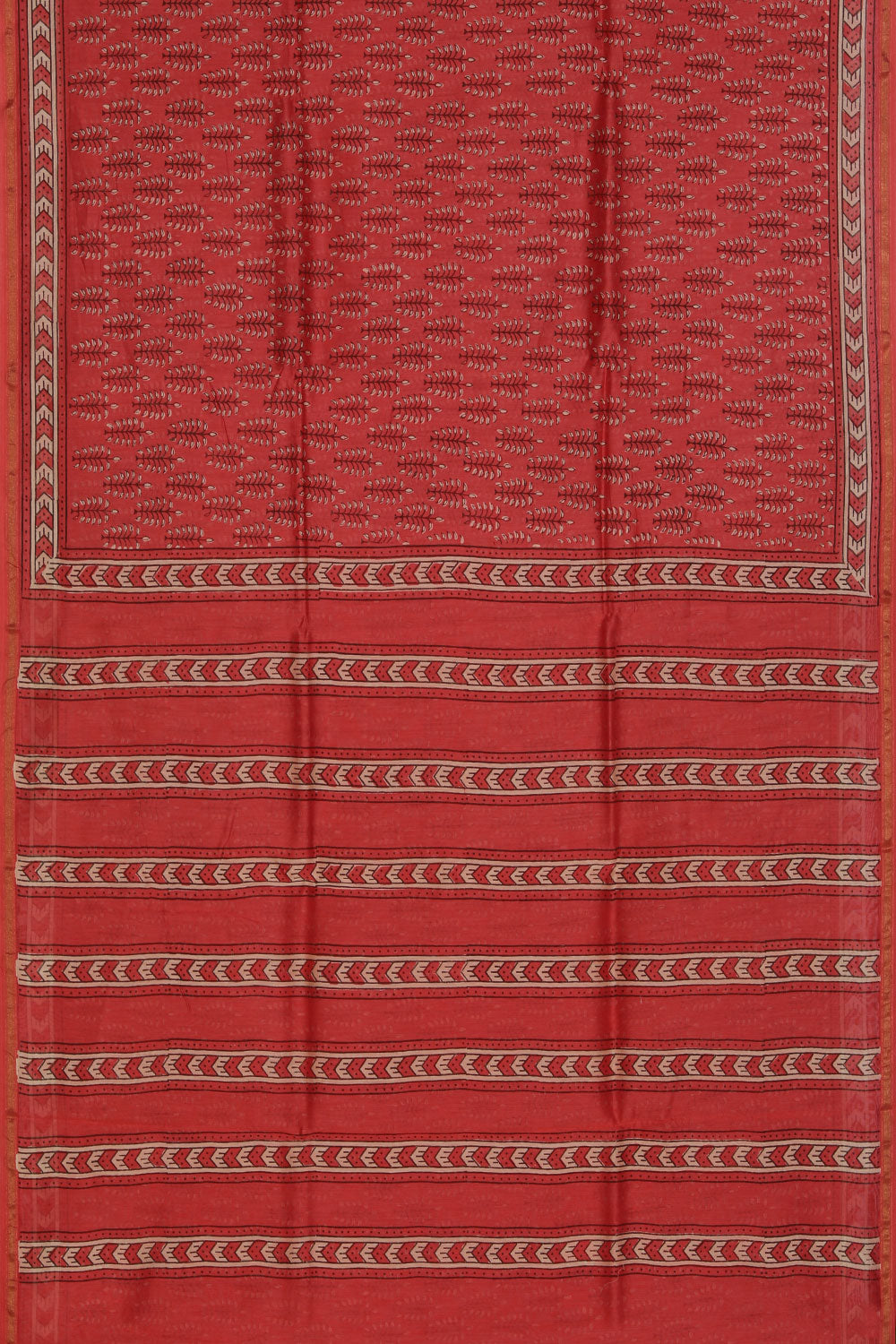 Collection of Chanderi Bagru Printed Saree in a gallery layout