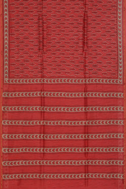 Collection of Chanderi Bagru Printed Saree in a gallery layout