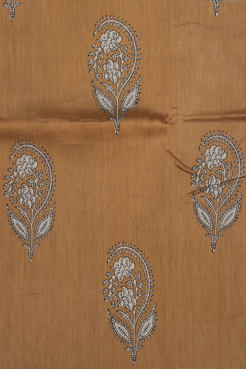 Chanderi Bagru Printed Saree