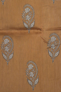 Image of Chanderi Bagru Printed Saree