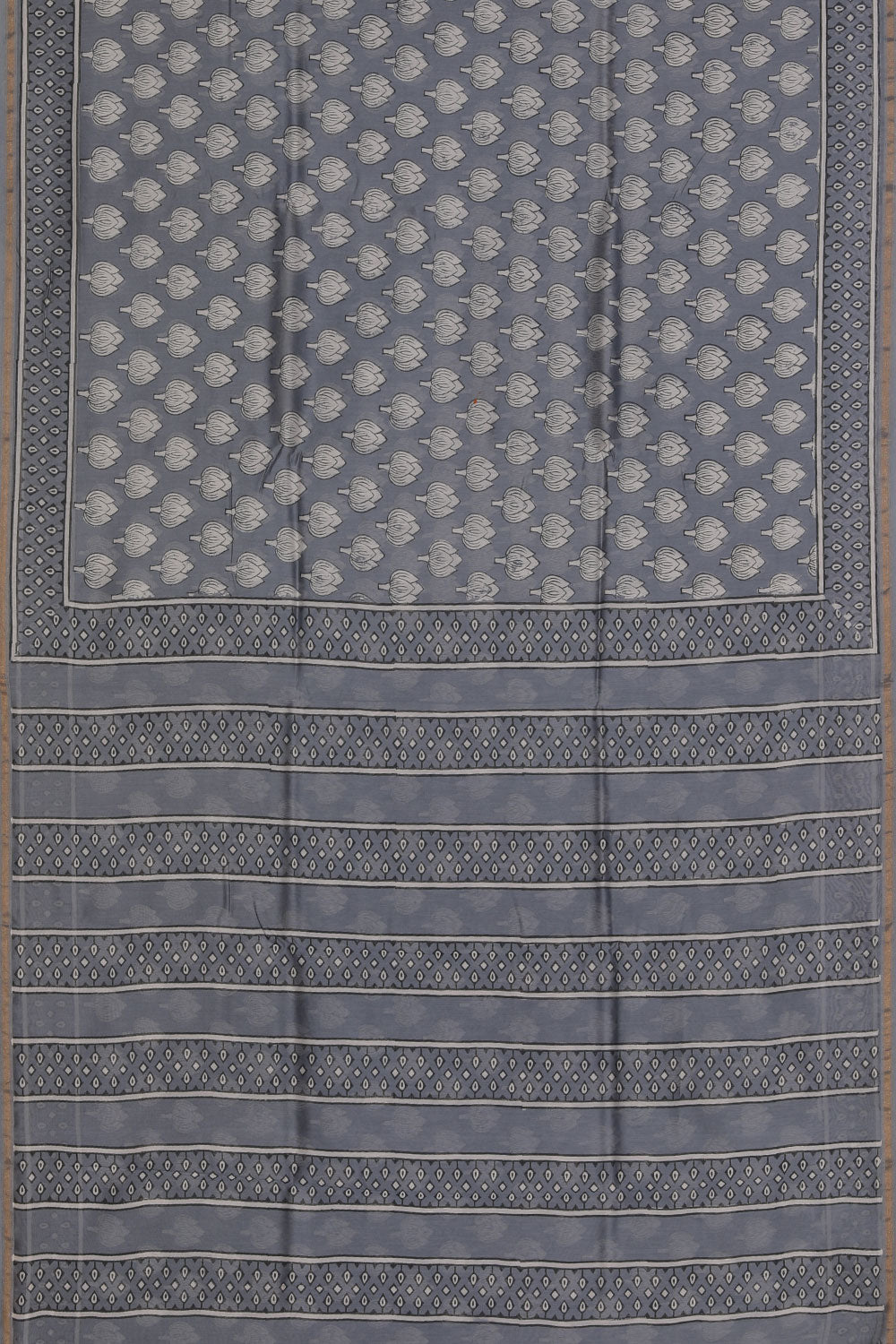 Collection of Chanderi Bagru Printed Saree in a gallery layout