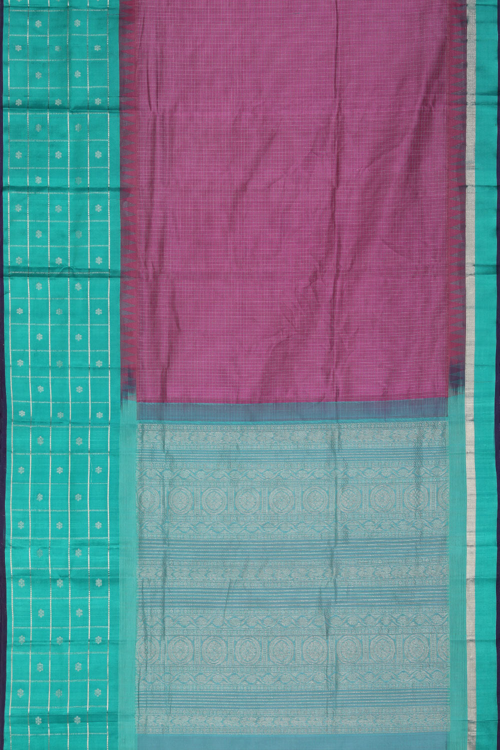 Collection of Simple Yet Elegant Lavender-Pink Saree in a gallery layout