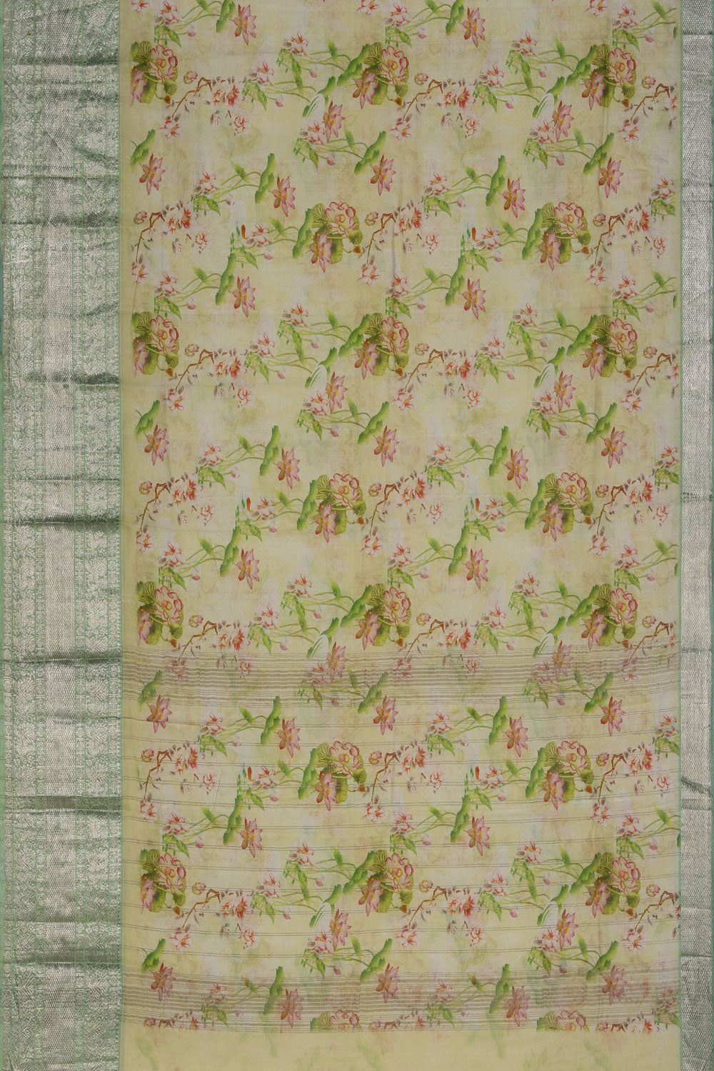 Image of Mangalgiri Silk Printed Saree