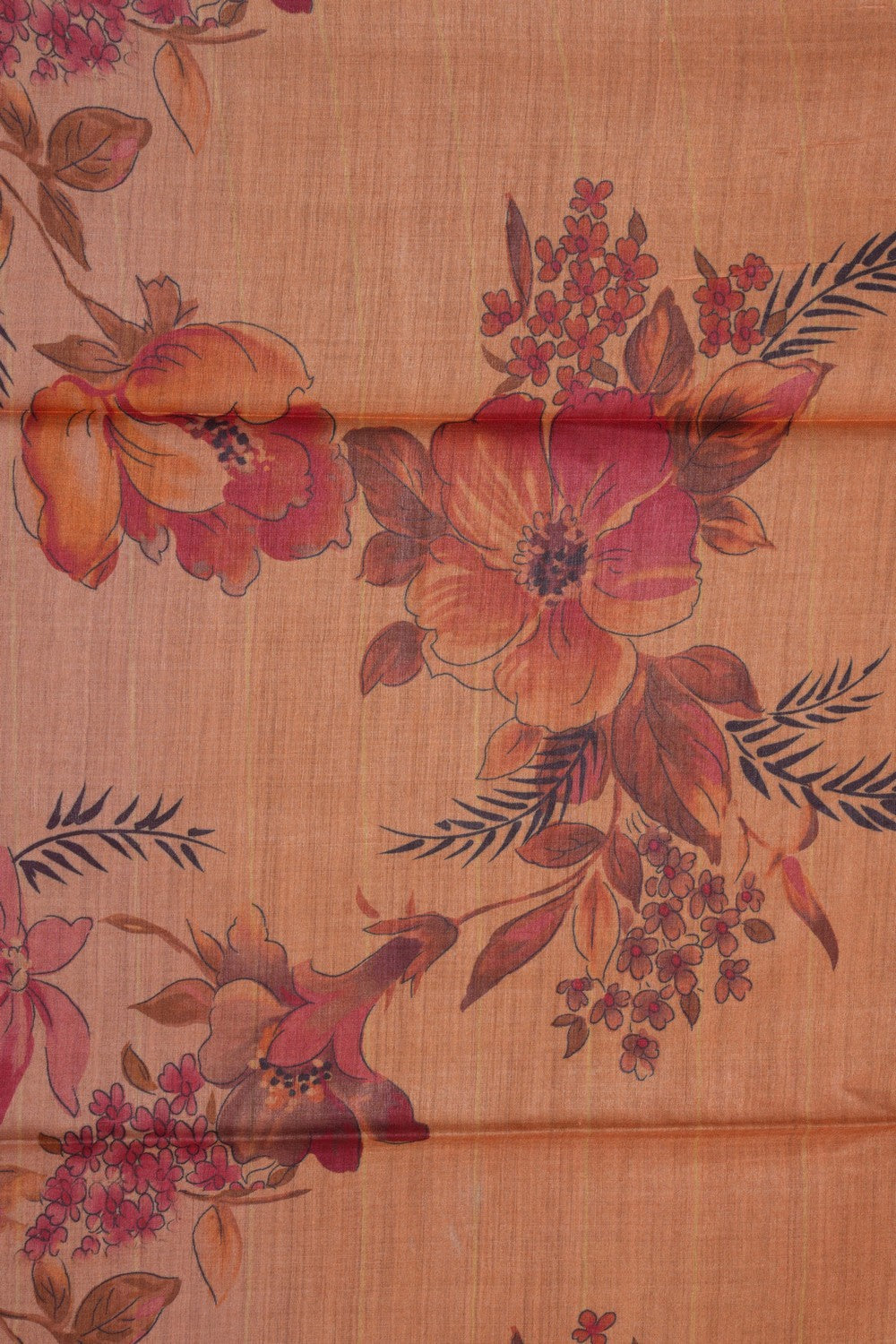 Aesthetic Printed Tussar Saree