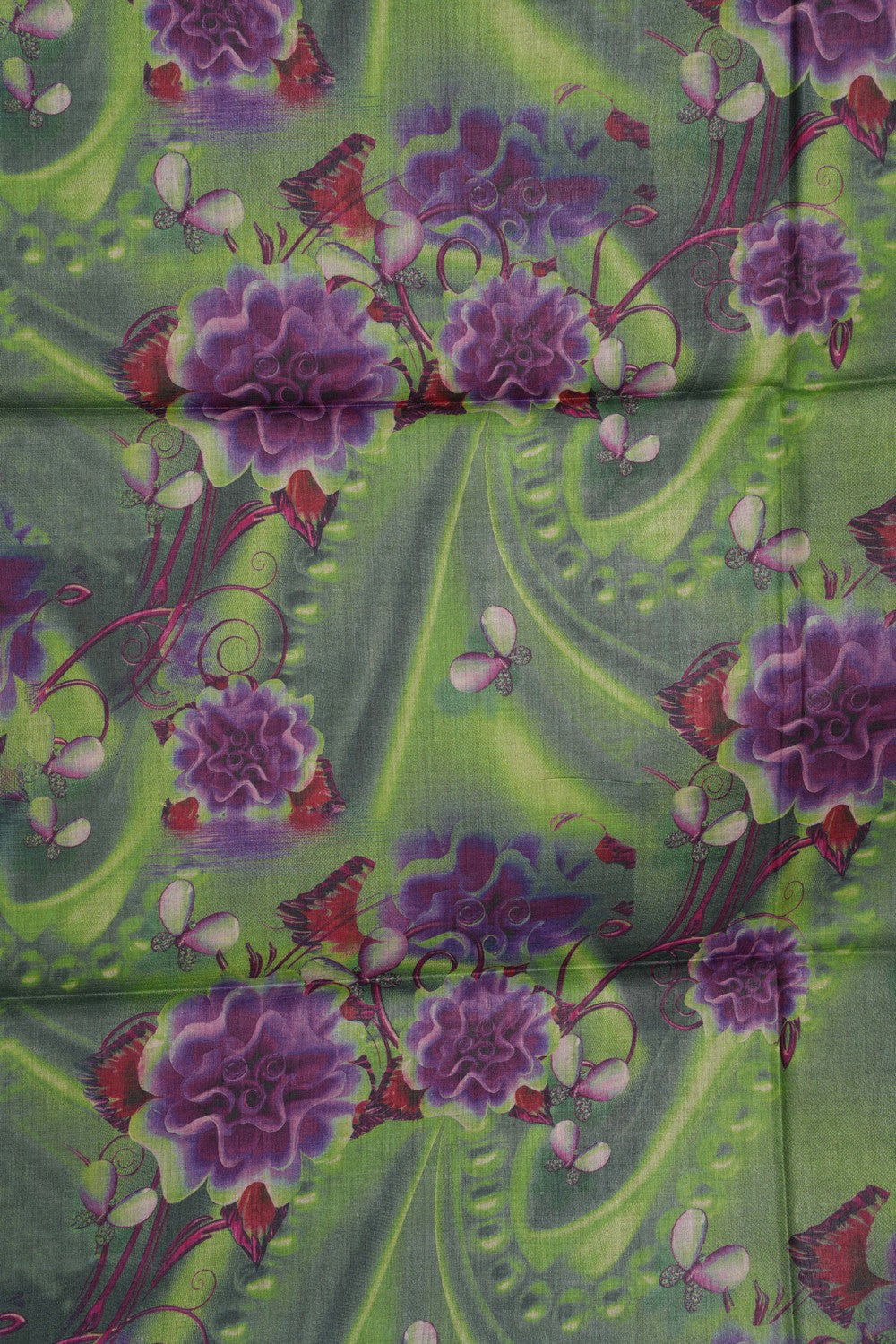Image of Aesthetic Printed Tussar Saree