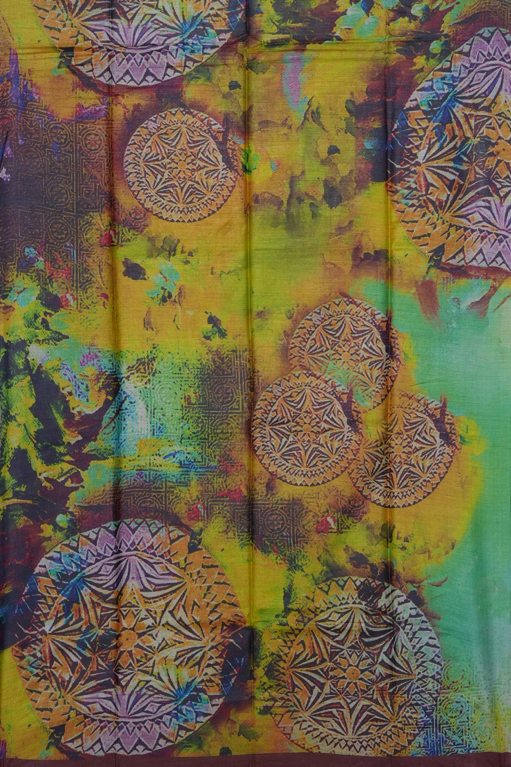 Image of Modern Art Desi Tussar Silk Saree