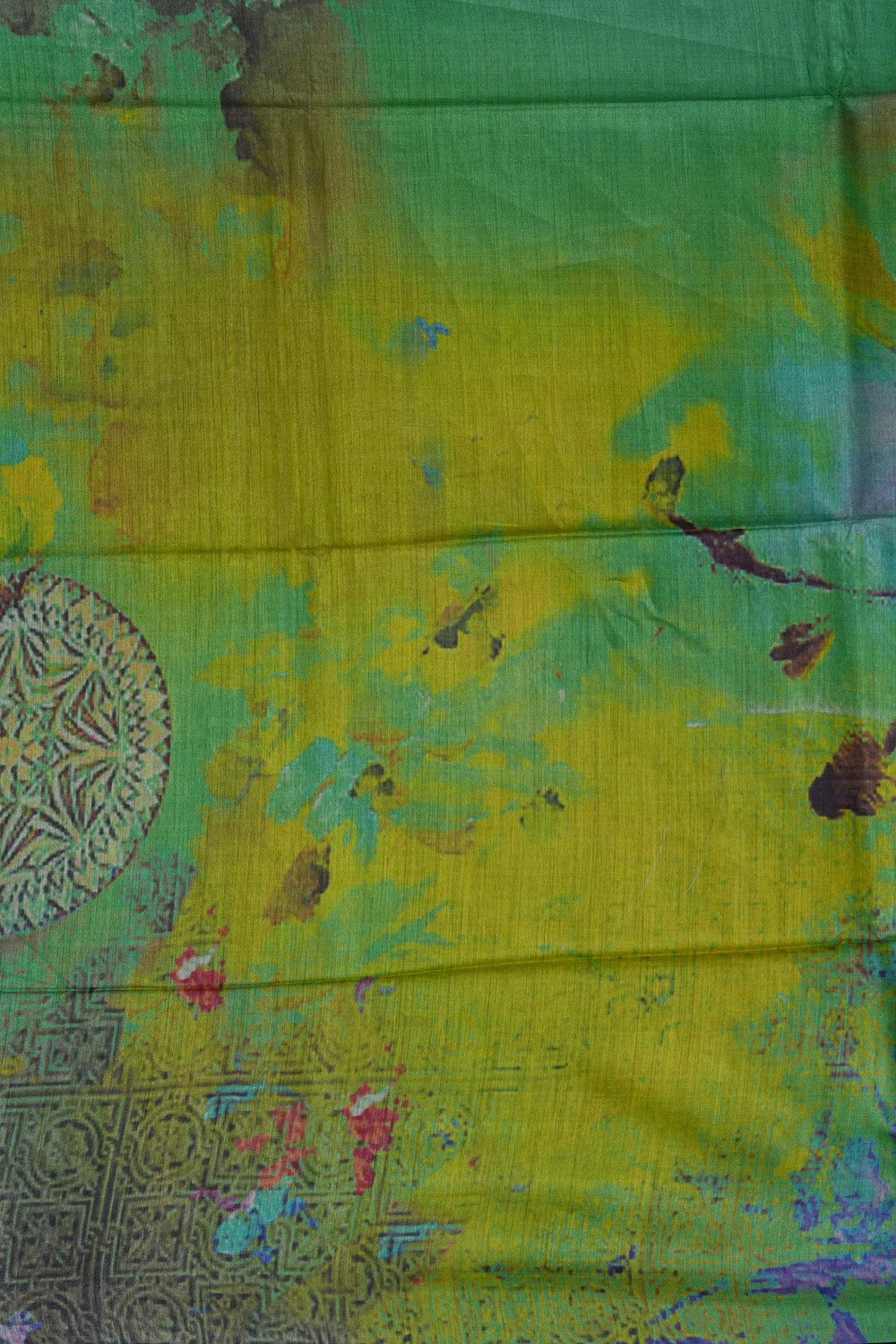Image of Modern Art Desi Tussar Silk Saree