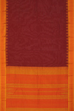 Collection of Kanchipuram Cotton Maroon Saree in a gallery layout