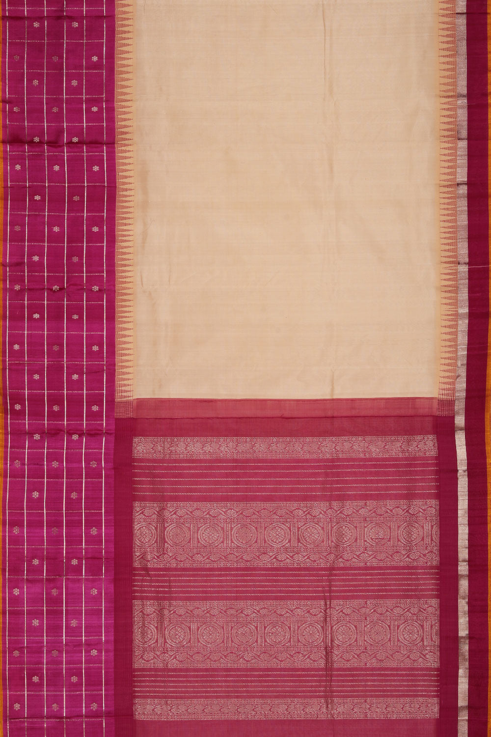 Collection of Simple Yet Elegant Beige Saree in a gallery layout