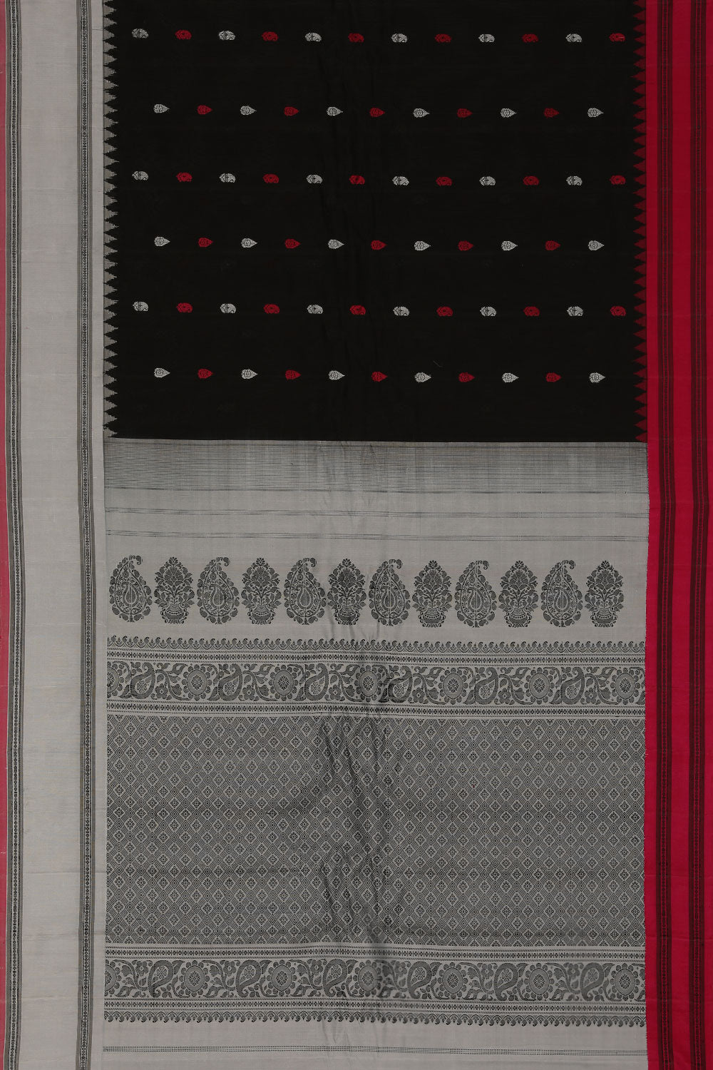 Gadwal Black Saree