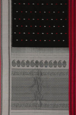 Image of Gadwal Black Saree