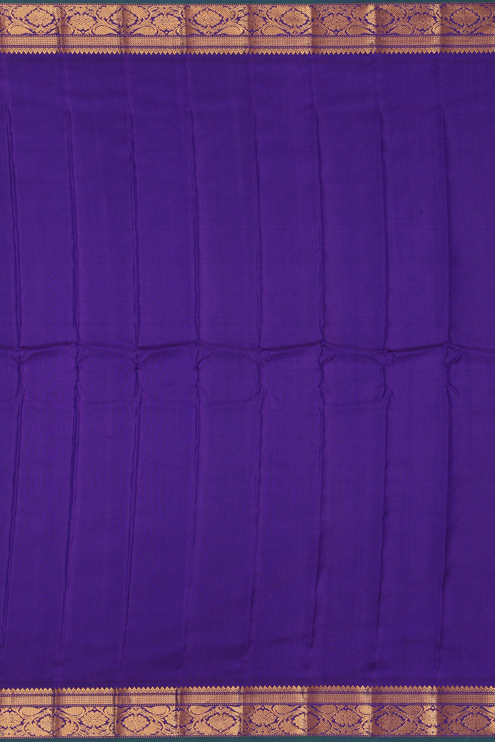 Image of Gadwal Silk Orange Saree