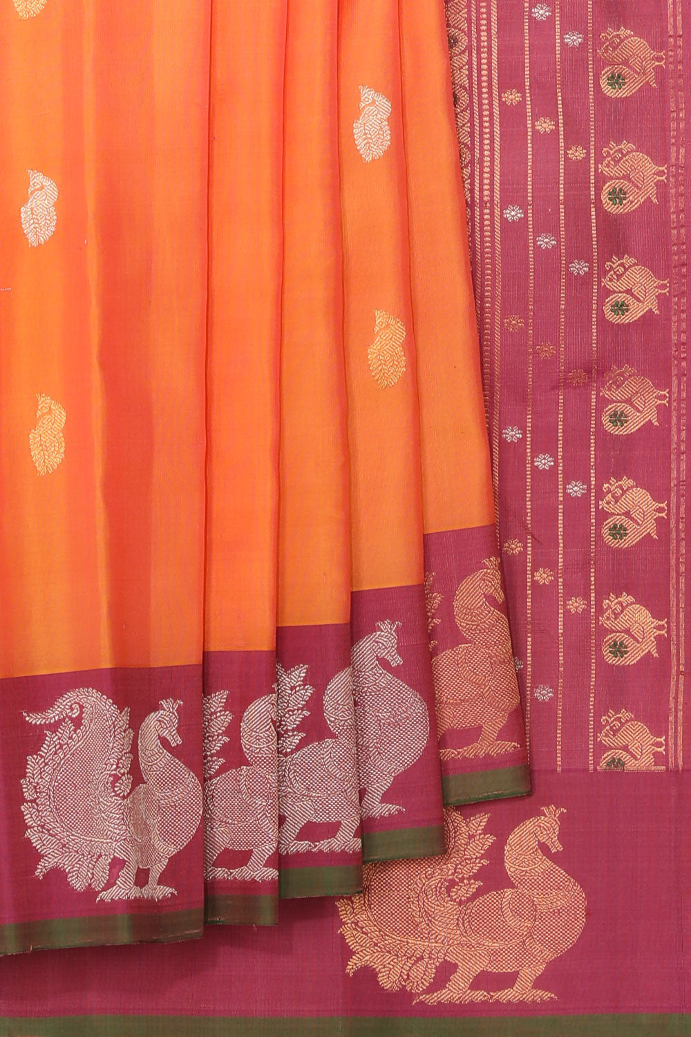 Gadwal Mustard Saree