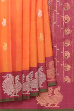 Image of Gadwal Mustard Saree