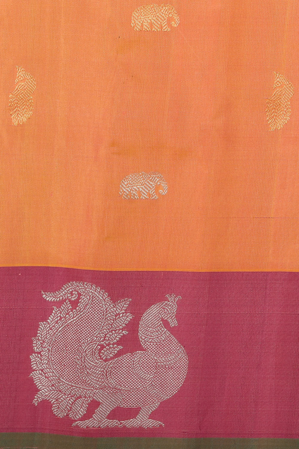 Gadwal Mustard Saree