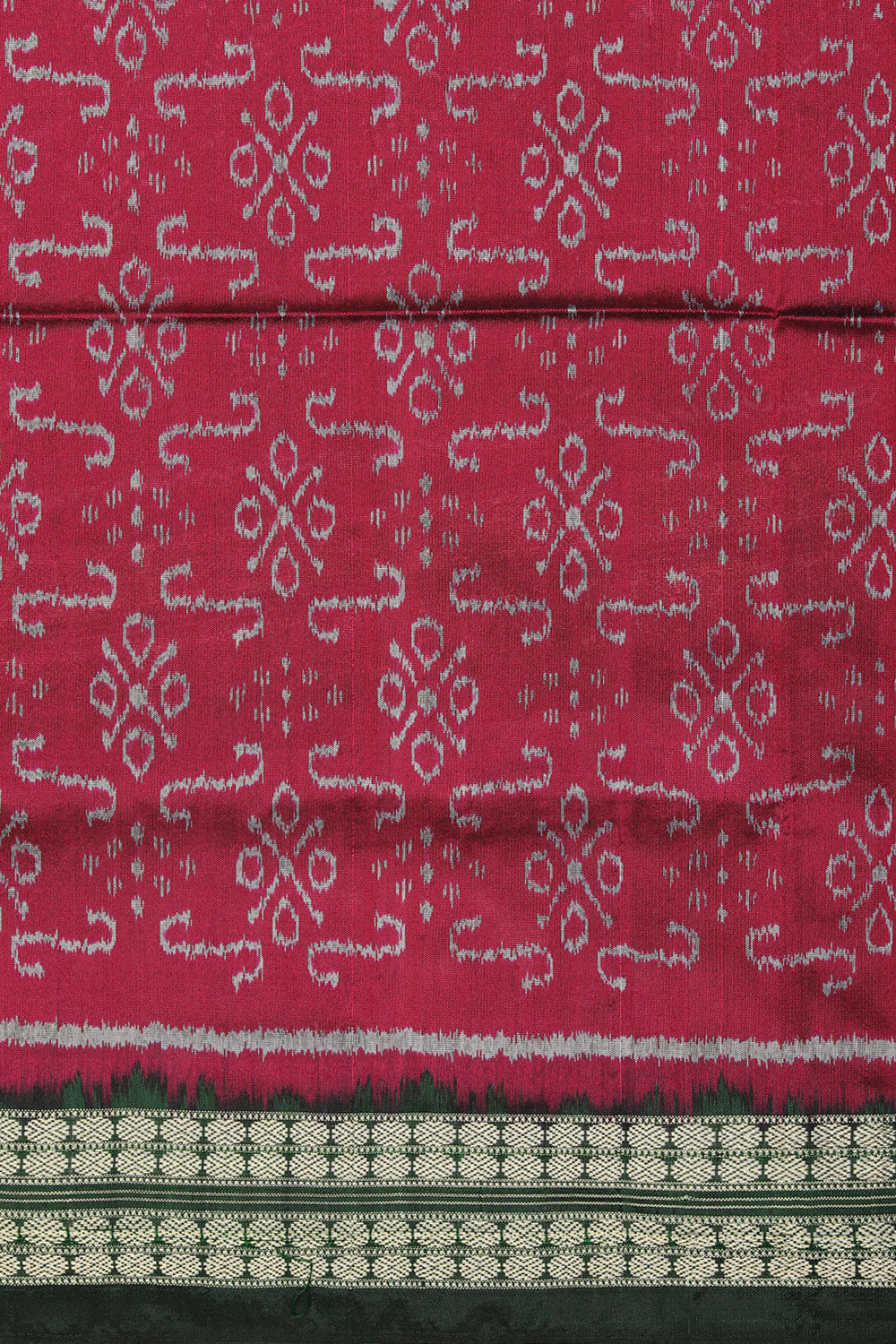 Collection of Sambalpuri Silk Magenta Pink Saree in a gallery layout