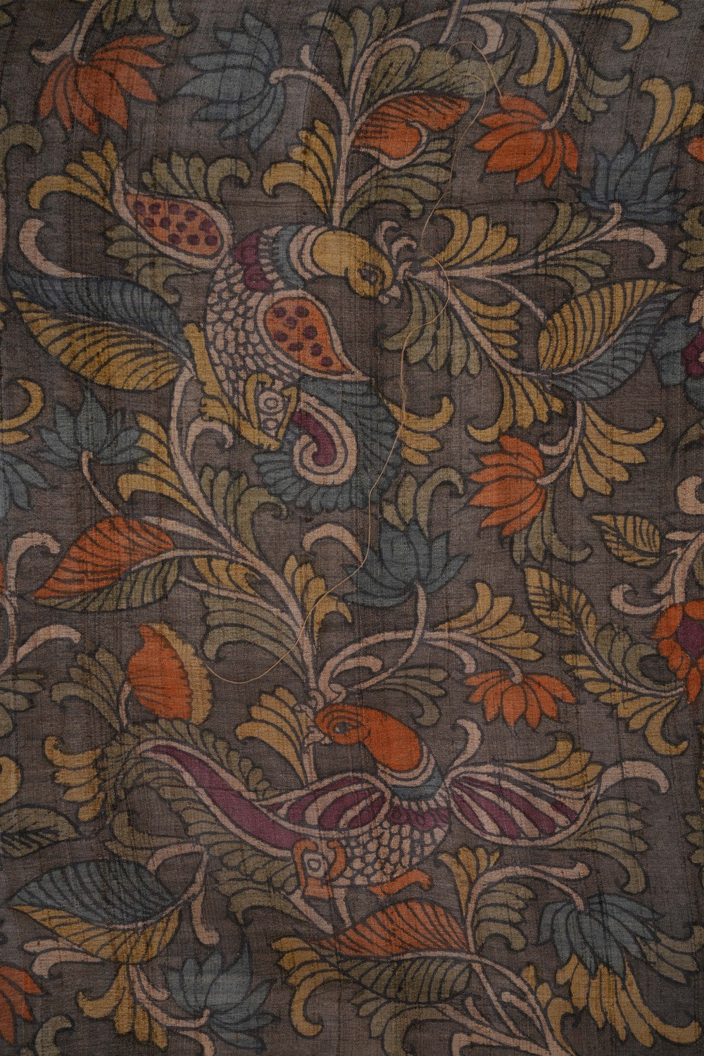 Image of Kalamkari Hand-Painted Saree