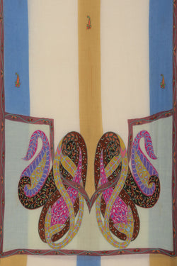 Image of Kashmiri Hand Embroidered Pure Pashmina Stole