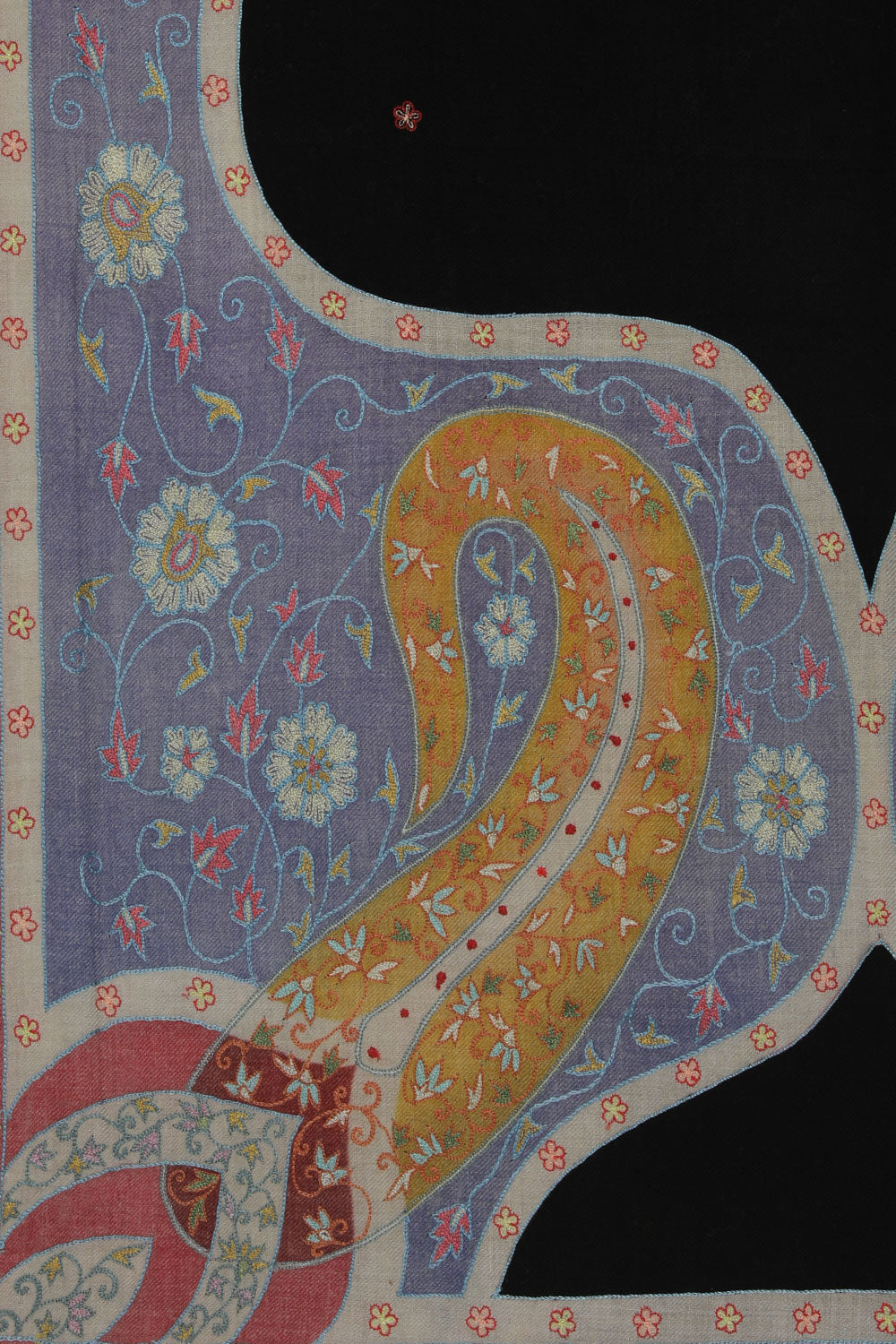Image of Kashmiri Hand Embroidered Pure Pashmina Stole