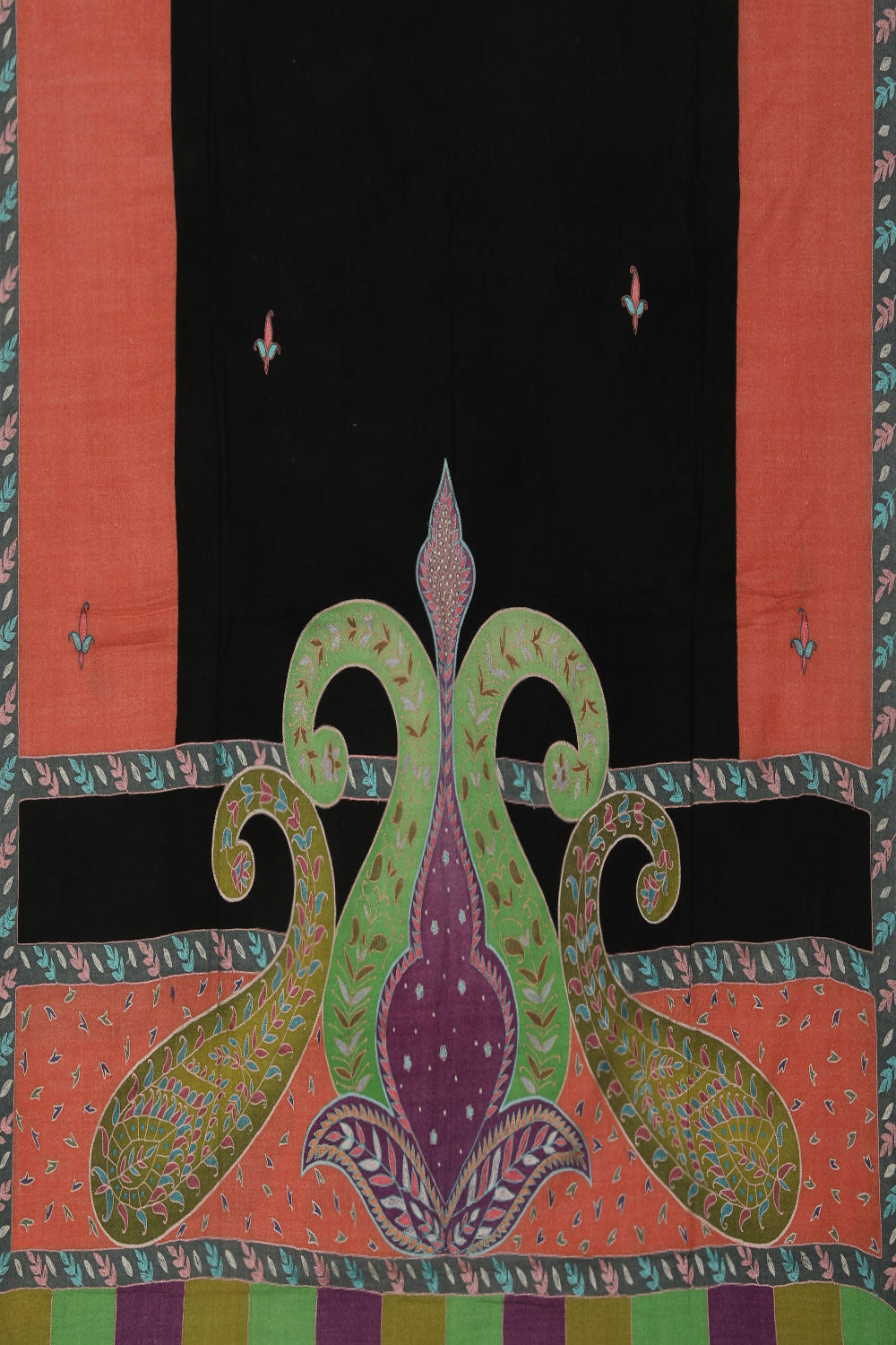 Image of Kashmiri Hand Embroidered Pure Pashmina Shawl