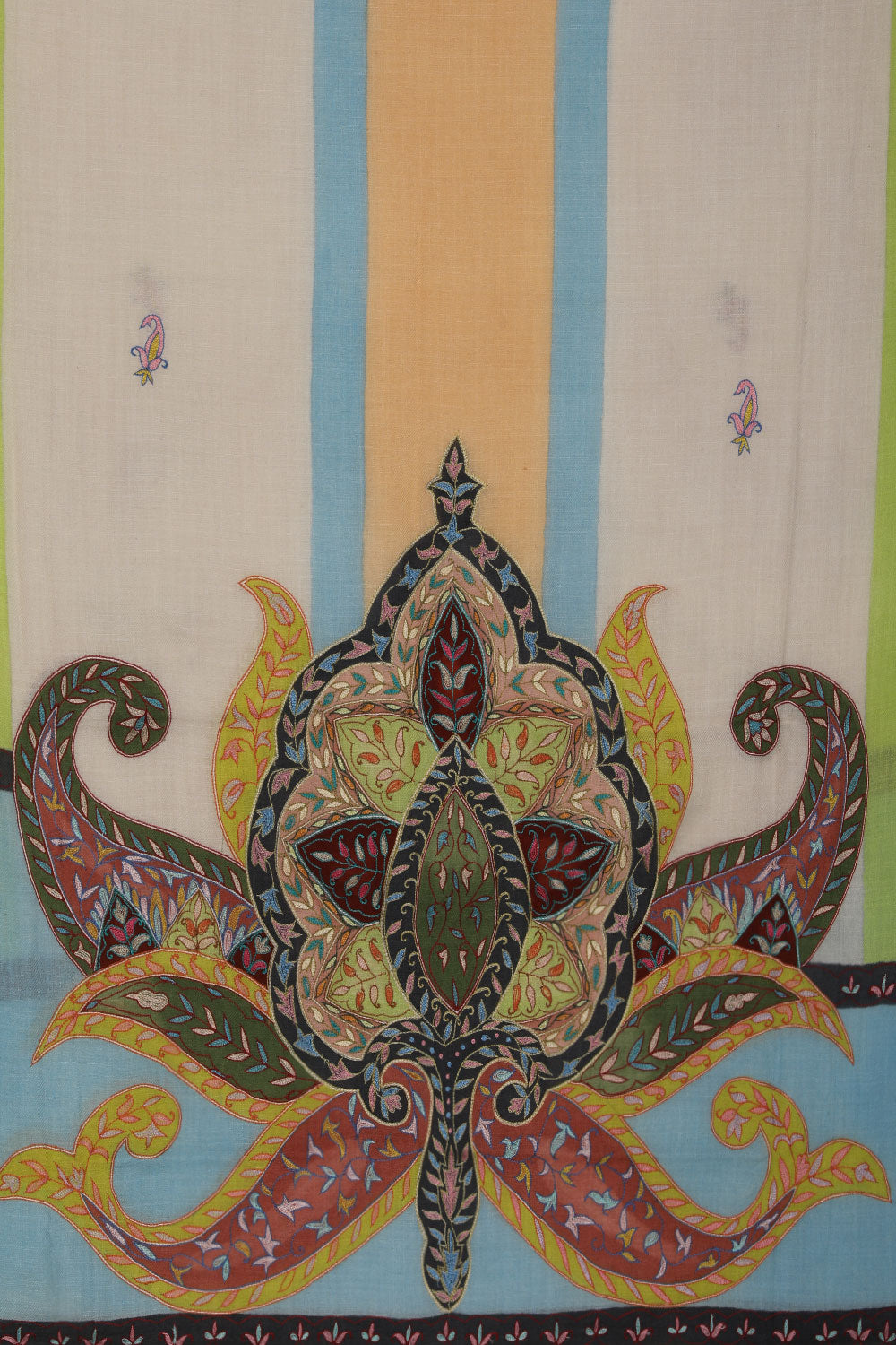 Image of Kashmiri Hand Embroidered Pure Pashmina Shawl