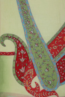 Image of Kashmiri Hand Embroidered Pure Pashmina Stole