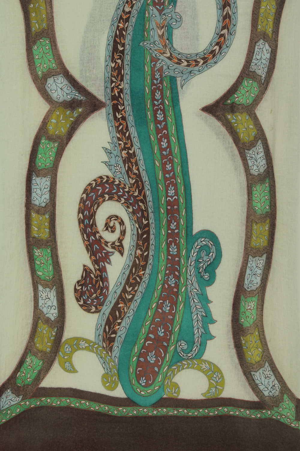 Image of Kashmiri Hand Embroidered Pure Pashmina Stole