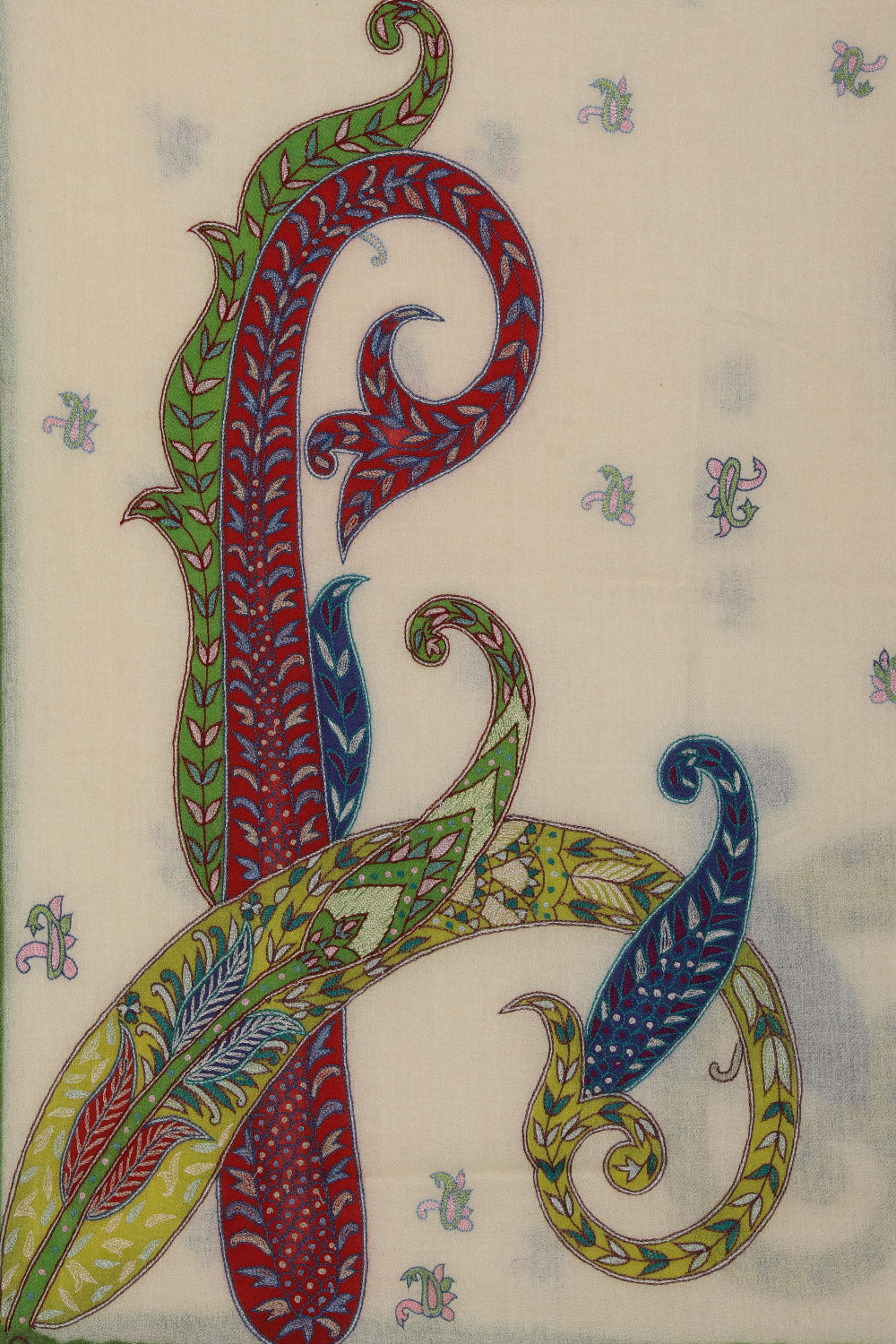 Image of Kashmiri Hand Embroidered Pure Pashmina Stole