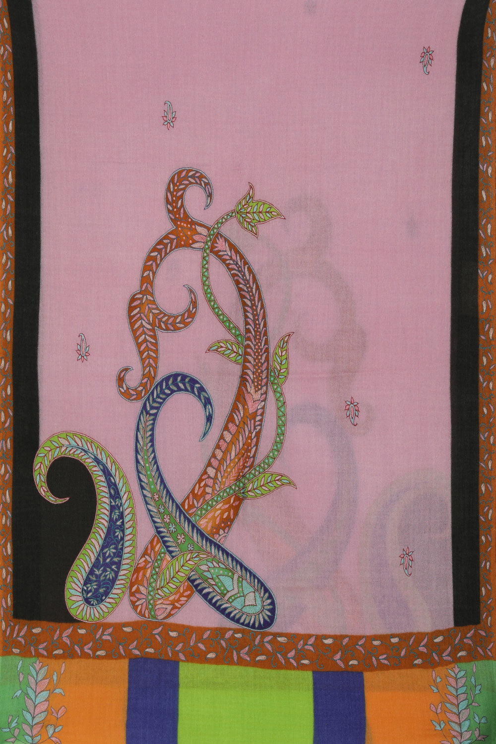 Kashmiri Hand Embroidered Pure Pashmina Stole