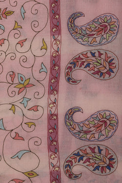 Collection of Kashmiri Hand Embroidered Pure Pashmina Stole in a gallery layout