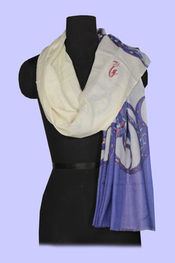 Image of Kashmiri Hand Embroidered Pure Pashmina Stole