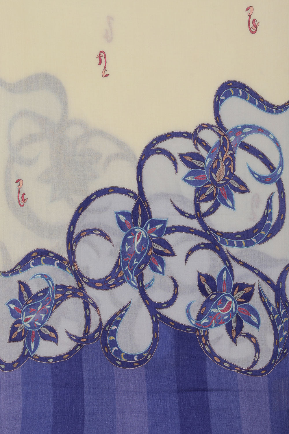 Image of Kashmiri Hand Embroidered Pure Pashmina Stole