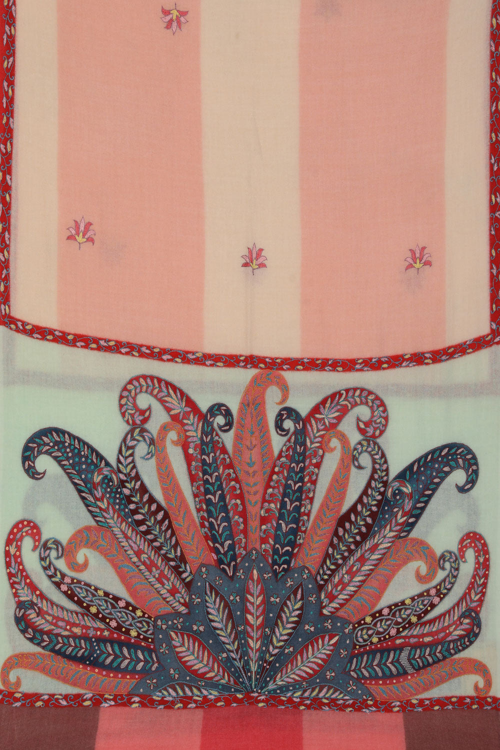 Kashmiri Hand Embroidered Pure Pashmina Stole