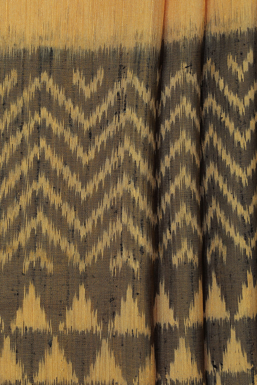 Image of Rajkot Patola Dupion Silk Cream Saree