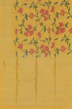 Collection of South Silk Yellow Saree in a gallery layout