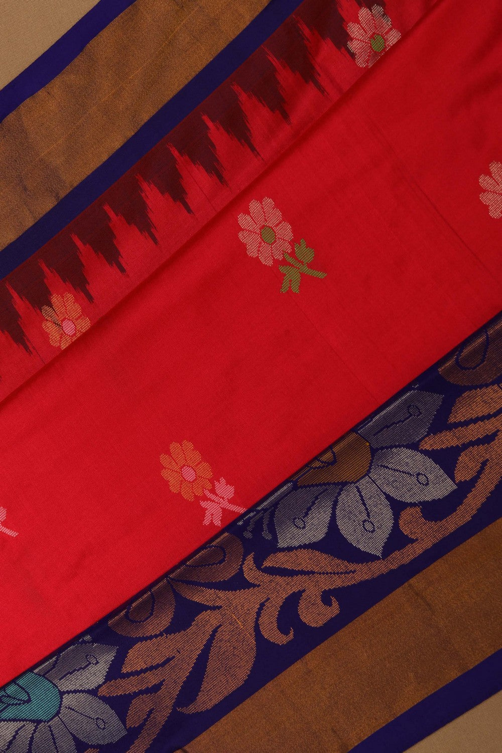 South Silk Pink Saree