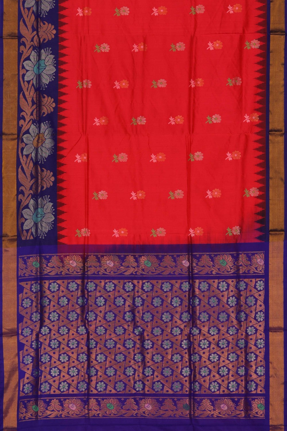 South Silk Pink Saree