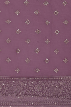 Collection of Georgette Purple Saree in a gallery layout