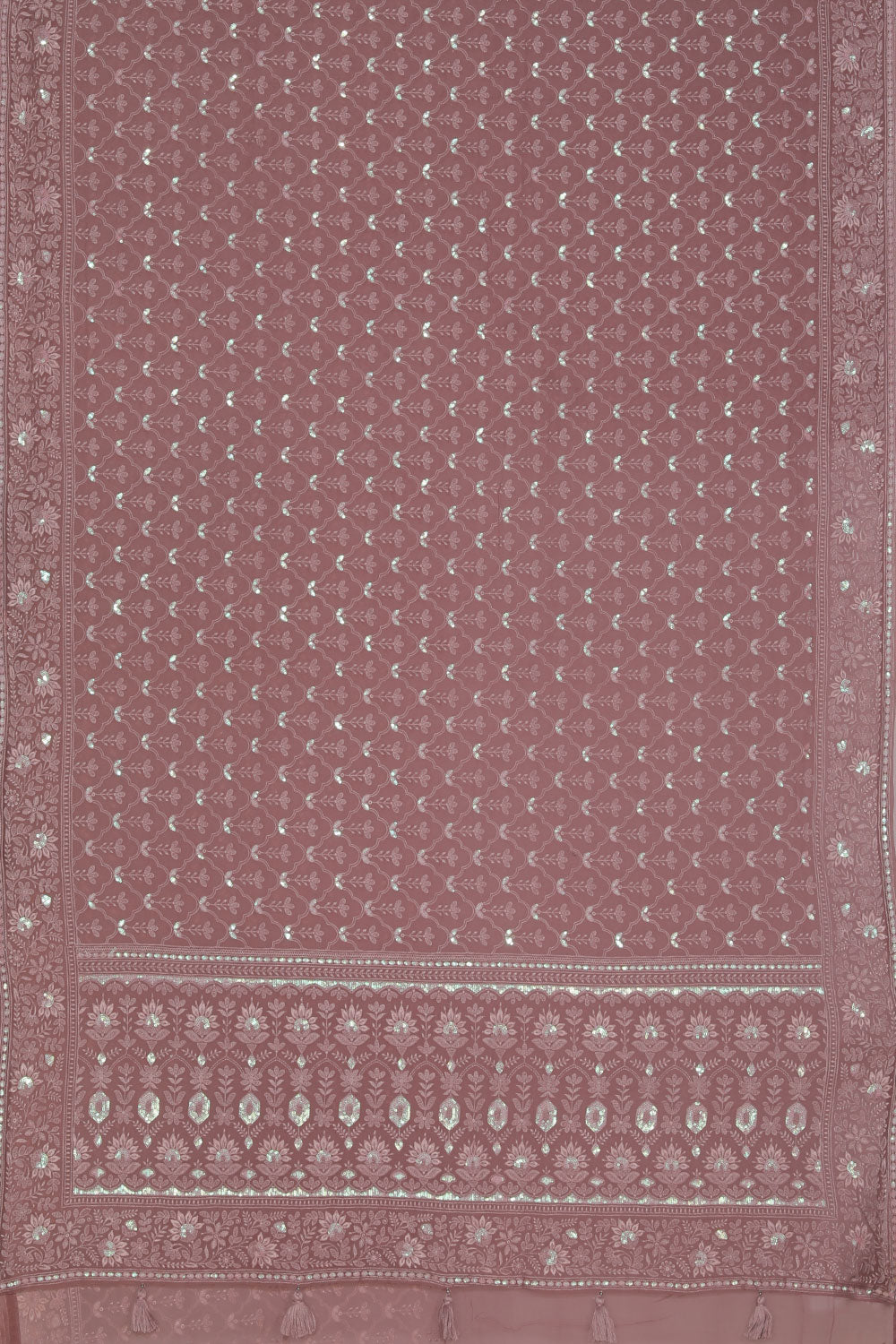 Image of Georgette Purple Saree