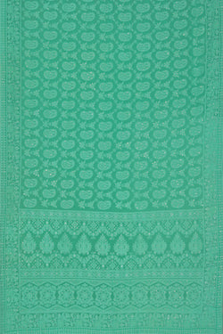 Collection of Georgette Green Saree in a gallery layout