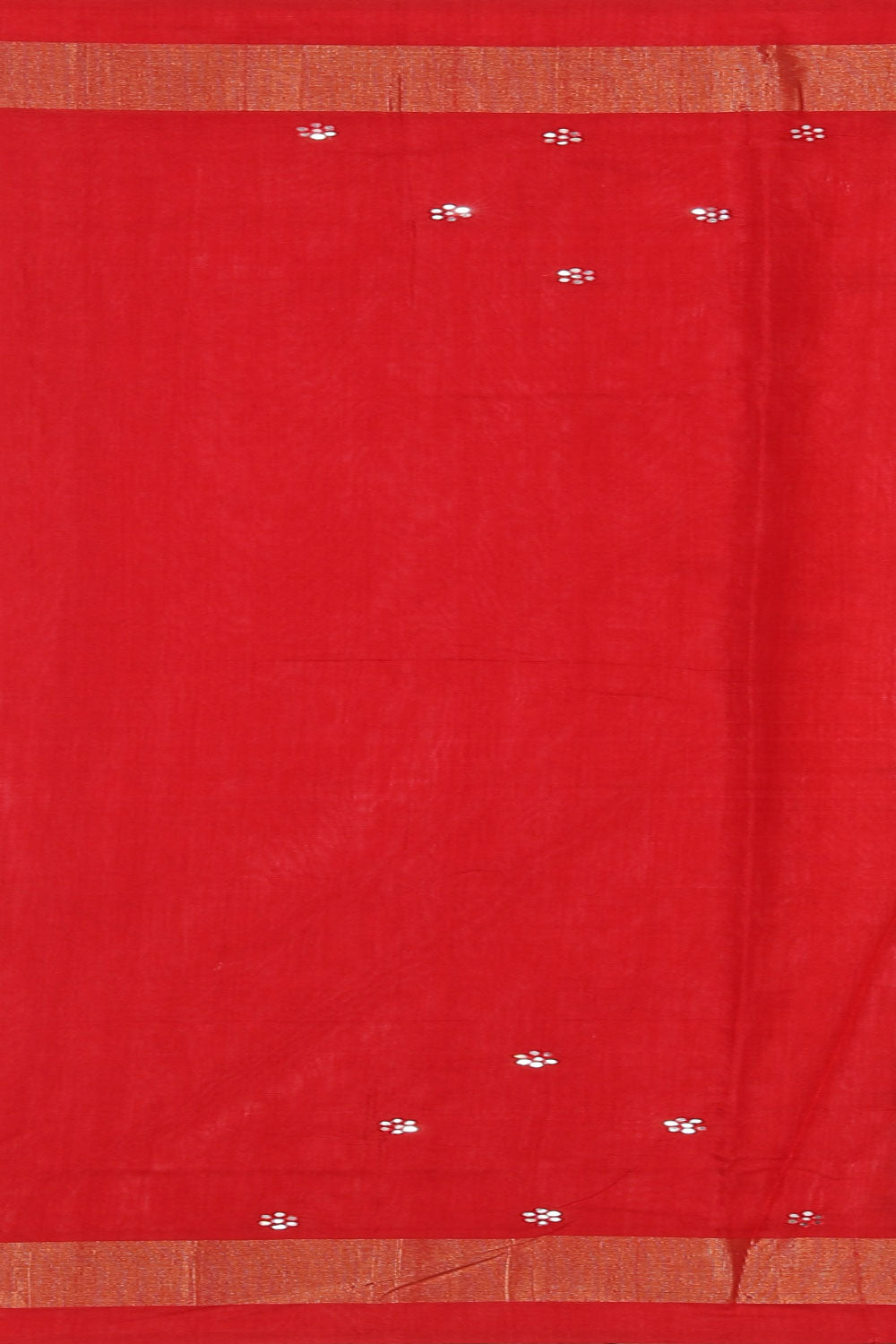 Image of Ikat Cotton-Silk Green Saree