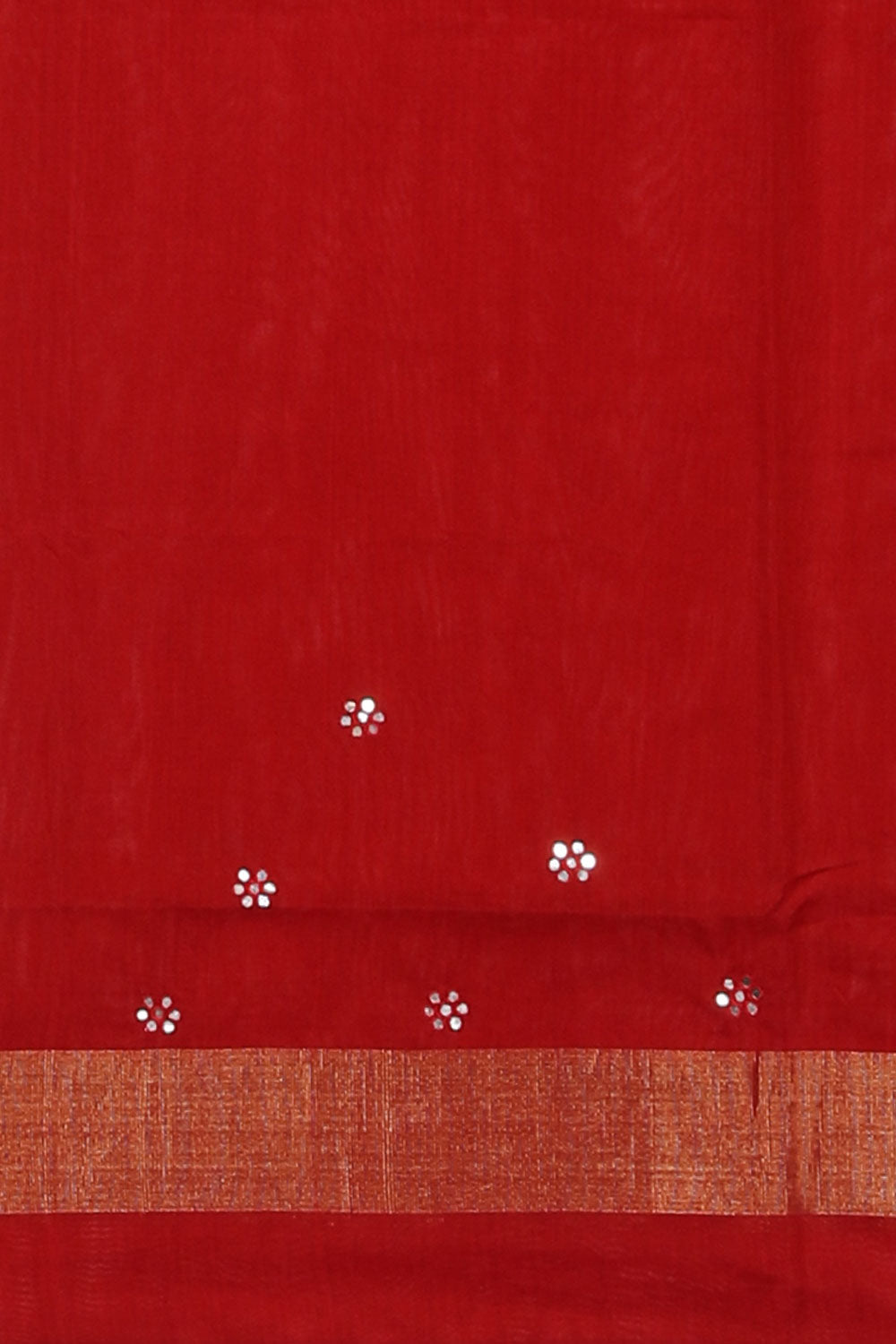 Image of Ikat Cotton-Silk Green Saree