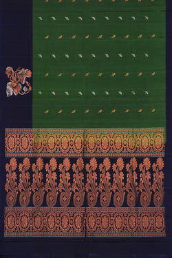 Collection of South Silk Green Saree in a gallery layout