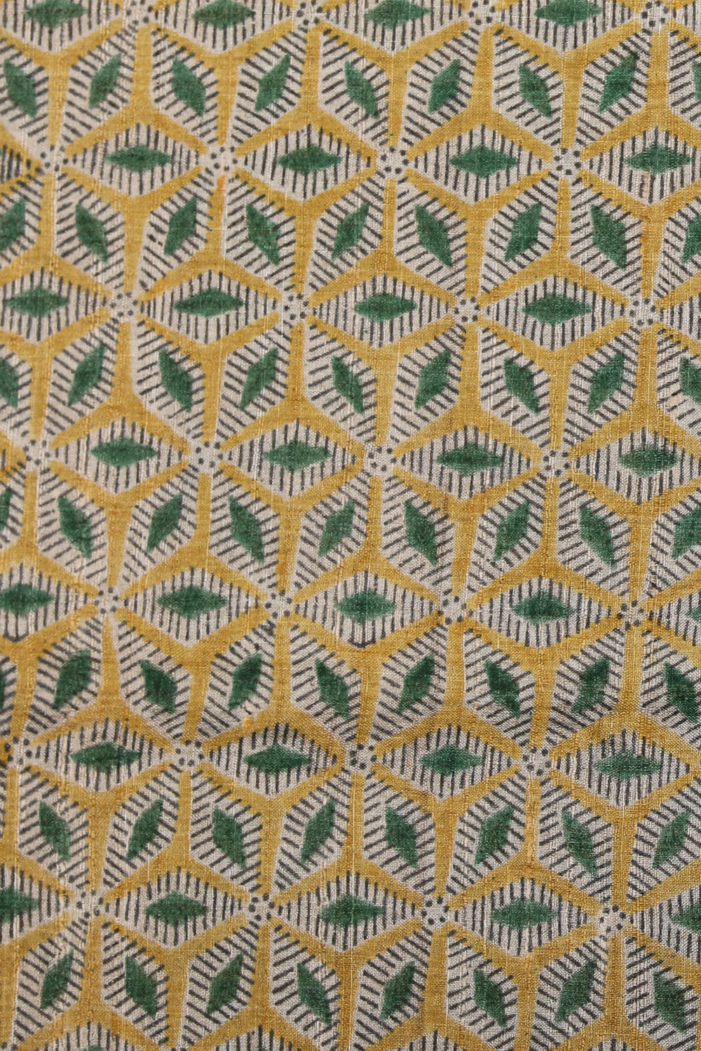 Image of Tussar-Silk Flower Print Saree