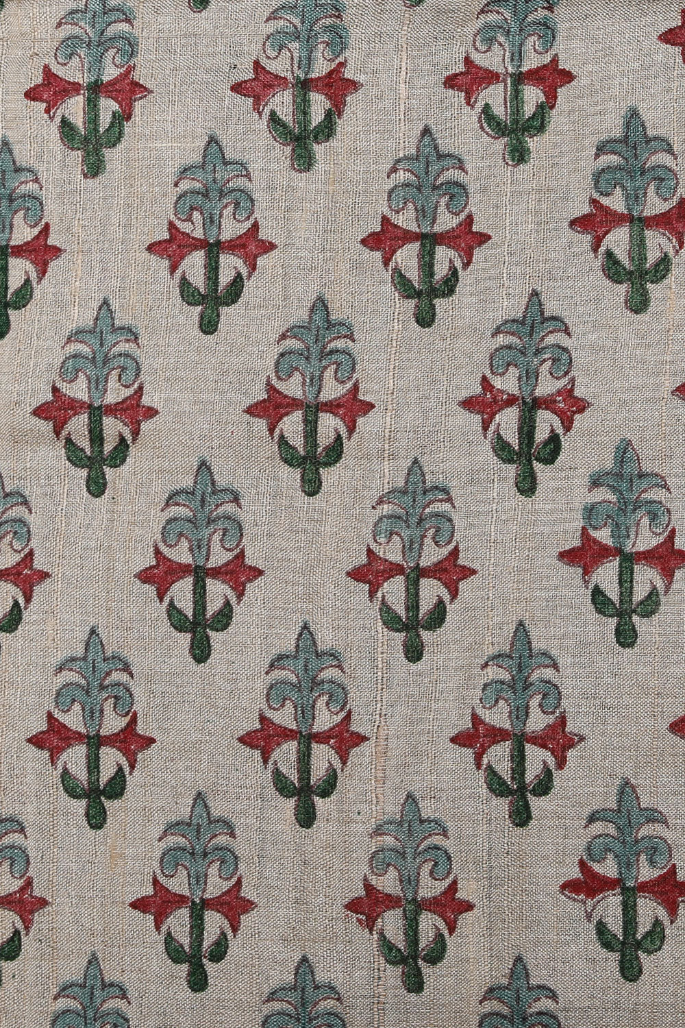 Image of Tussar-Silk Flower Print Saree