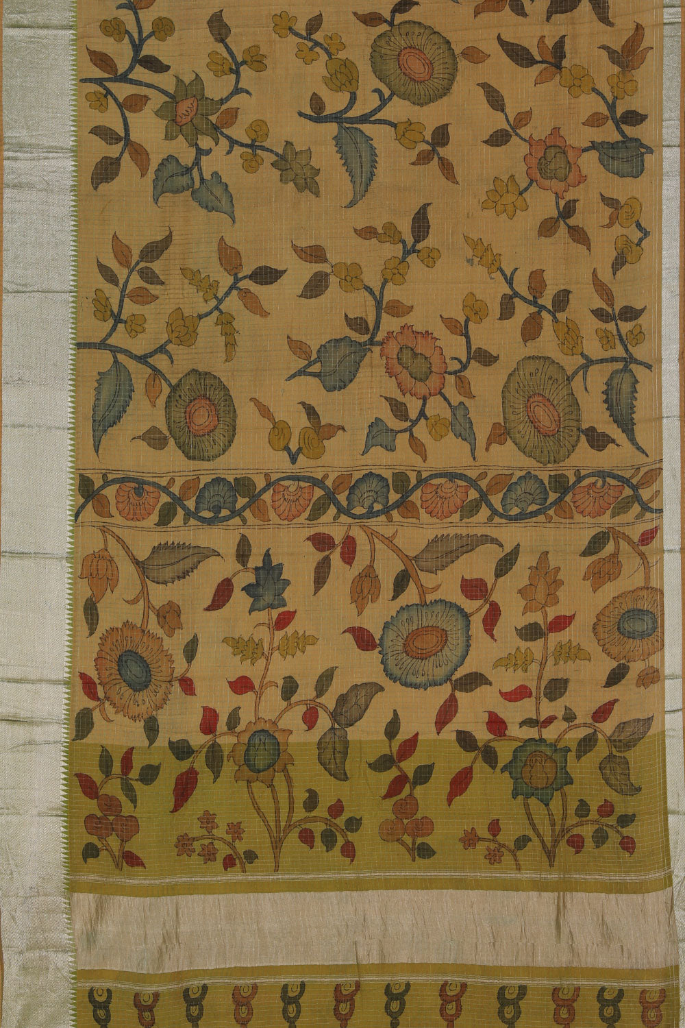 Mangalgiri Silk Kalamkari Saree