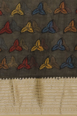 Image of Mangalgiri Silk Kalamkari Saree