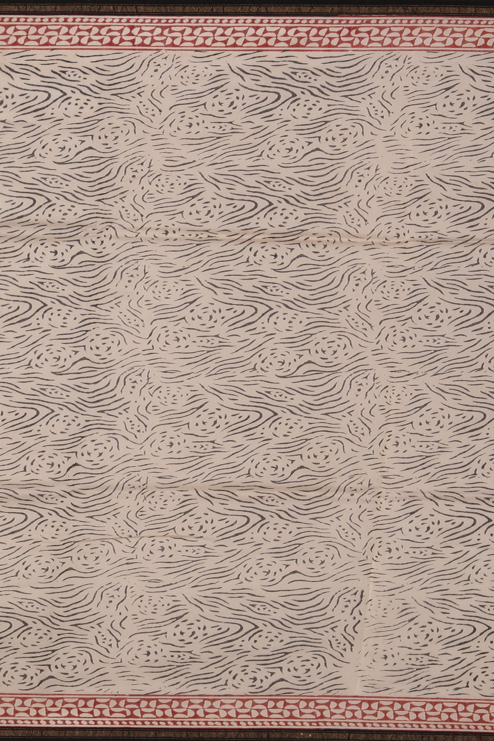 Image of A Beautiful Printed Grey Saree