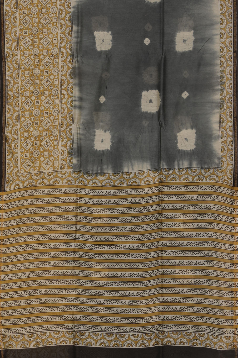 Collection of A Beautiful Shibori Printed Saree in a gallery layout